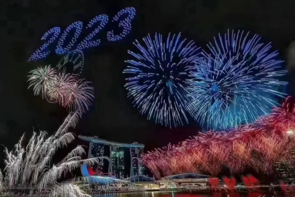 你们看焰火 我们来守护 | 红光保安圆满完成2023橘子洲首场烟花秀安保任务